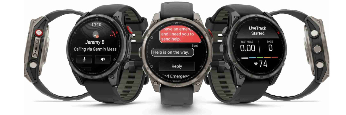 <h2>&Scaron;eit ir trīs galvenās Garmin fēnix 8 Pro satelīta funkcijas:</h2>
