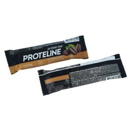 PROTELINE Протеиновый батончик с кофе, глазированный кондитерской глазурью (40 г) спортивное питание