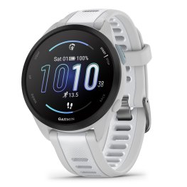 GARMIN Forerunner 165 Music, Mist Grey/Whitestone sporta pulkstenis