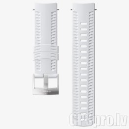 SUUNTO Athletic 2 Silicone Strap White/Steel 24mm Size M