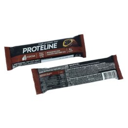 PROTELINE Протеиновый батончик с какао, глазированный кондитерской глазурью (80 г) спортивное питание