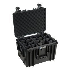 B+W BW Outdoor Futlāris Type 5500 / Black (divider system) Studijas aksesuārs