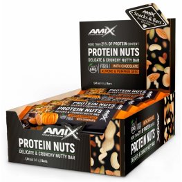 AMIX Protein Nuts Crunchy Nutty Bar 15x40g, Almond - Pumpkin Seed спортивное питание