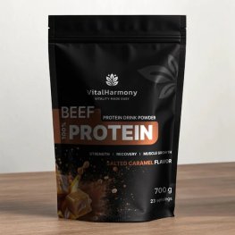 Vital Harmony Beff Protein 100%, Drink Powder 700g, Salted Caramel спортивное питание