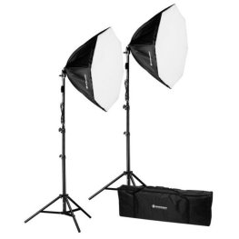 Bresser BR-2860 LED Softbox Dienas gaismas komplekts t 2x50W LED komplekts