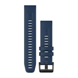 GARMIN QuickFit Band 22mm, Captain Blue with Black Stainless Steel Hardware