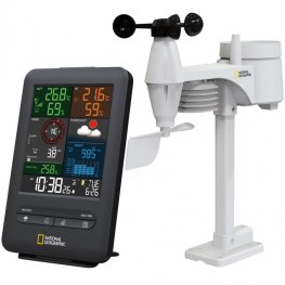 NATIONAL GEOGRAPHIC 256-color and RC weather center 5-in-1 laika stacija