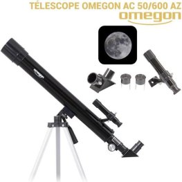 OMEGON Refractor AC 50/600 AZ 100x телескоп