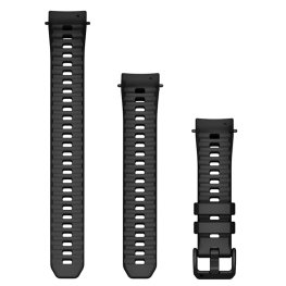GARMIN Watch Band 20mm, Black Silicone
