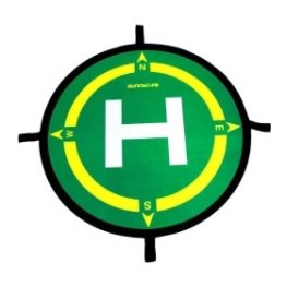  Landing pad for drones 50cm geographic directions аксессуар
