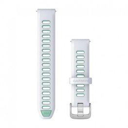 GARMIN Quick Release Band 18mm, Whitestone/Neo Tropic with Silver Hardware