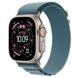 APPLE Watch Ultra 3 GPS + Cellular 49mm Natural Titanium Case with Light Blue Alpine Loop – M спортивные часы