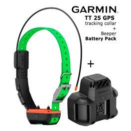 GARMIN Alpha TT 25 GPS Dog Tracking Collar + Beeper Battery Pack электрический ошейник