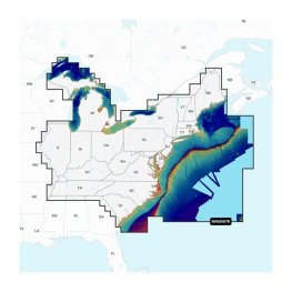 GARMIN U.S. East - Lakes, Rivers and Coastal Marine Charts Garmin Navionics Vision+™ | NVUS007R | eholotes karte