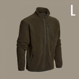 NORTHERN HUNTING KETTIL 2000 мужская флисовая кофта для охоты и активного отдыха, размер L (тёмно-зелёная/с