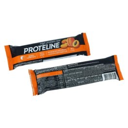 PROTELINE Протеиновый батончик с сушеными абрикосами, глазированный кондитерской глазурью (80 г) спортивное питание
