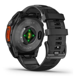 GARMIN Fenix 8 47 mm, AMOLED, Slate Gray with Black Silicone Band спортивные часы