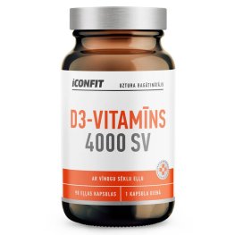 ICONFIT Vitamin D 4000 IU, With grape seed oil, N90 пищевая добавка