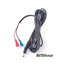 NITEforce 3 m akumulatora kabelis 6V/12V ārējam barošanas avotam meža kameru aksesuārs