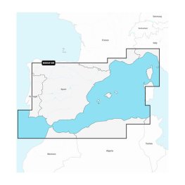 GARMIN Spain, Mediterranean Coast - Marine Charts Garmin Navionics+™ | NSEU010R | microSD™/SD™ карта для эхолота