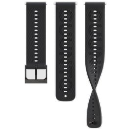 SUUNTO 22mm ATHLETIC 6 Silicone Strap, All Black S+M