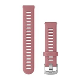GARMIN Quick Release Band 18mm, Light Pink with Silver Hardware