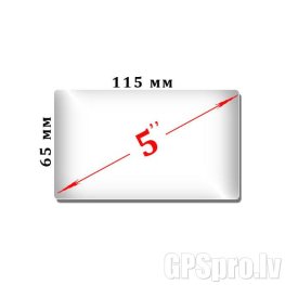  Защитная пленка 5" для GPS навигаторов аксессуар