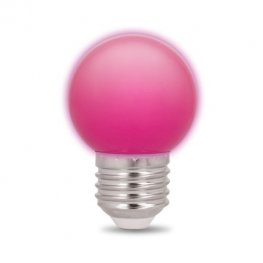 Forever Light LED Bulb E27 G45 2W 230V pink 5pcs LED svētku apgaismojums