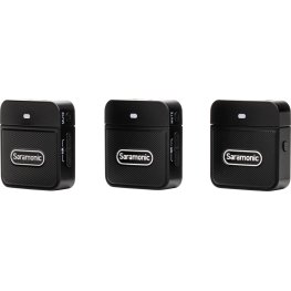 SARAMONIC Беспроводная система Blink 100 B2 (TX+TX+RX) 2 к 1, 2,4 ГГц микрофон