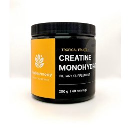Vital Harmony VitalHarmony kreatīna monohidrāts ar aveņu garšu 200g sporta uzturs