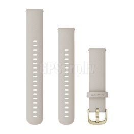 GARMIN Quick Release Band 18mm, Light Sand with Light Gold Hardware