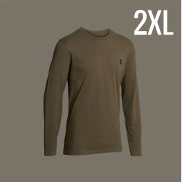NORTHERN HUNTING SKOG зелёная мужская футболка с длинными рукавами, размер 2XL