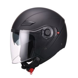 VITO Jet Amaro Matt Black Helmet (XS/S/M/L/XL) ķivere