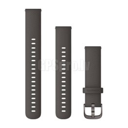 GARMIN Quick Release Band 18mm, Graphite with Slate Hardware