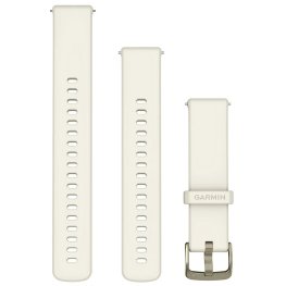 GARMIN Quick Release Band 18mm, Bone Silicone with Lunar Gold Hardware