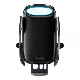 Baseus Milky Way Electric Bracket Wireless Charger (15W) (Black) automašīnas turētājs