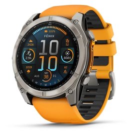 GARMIN Fenix 8 51 mm, AMOLED, Sapphire Titanium + HRM 200 Sensor спортивные часы