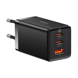 Baseus Wall charger GaN5 Pro 2xUSB-C + USB, 65W (Black) зарядное устройство