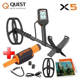 Quest Metal Detectors X5 + Quest Xpointers LAND metāla detektors