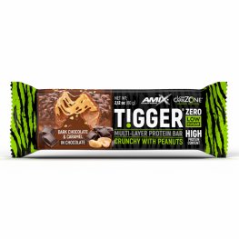 AMIX TiggerZero Multi-Layer Protein Bar 60g, Dark Chocolate & Caramel спортивное питание