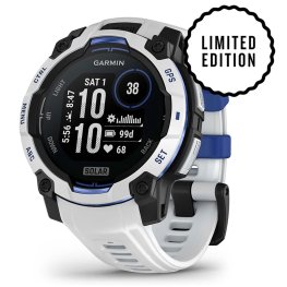 GARMIN Instinct 3 – 45 mm, Supernova Edition, Solar, Whitestone / Bolt blue спортивные часы