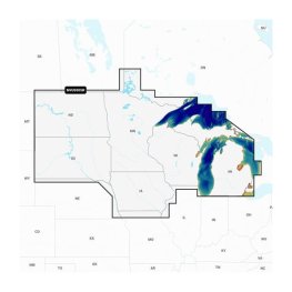 GARMIN U.S. North - Lakes, Rivers and Coastal Marine Charts Garmin Navionics Vision+™ | NVUS005R карта для эхолота