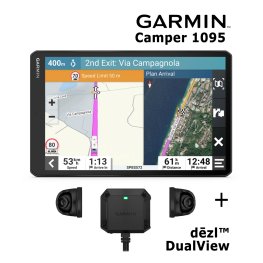 GARMIN Camper 1095 + dēzl™ DualView GPS navigācija