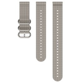 SUUNTO 22mm EXP1 Textile Strap, Sand Grey for Suunto 5 Peak / 9 Peak Size M - L
