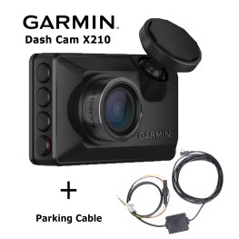 GARMIN Dash Cam™ X210 + Parking Mode Cable videoreģistrators