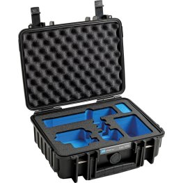 B&W Cases Outdoor Case Type 1000 for GoPro Hero 9 bundle, Black aksesuārs
