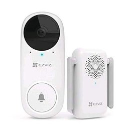 EZVIZ DB2C Kit Wire-Free Video Doorbell with Chime viedā kamera