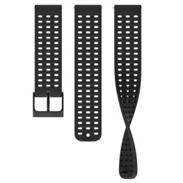 SUUNTO 22mm ATH2 Silicone Strap, Black for Suunto 5 Peak / 9 Peak, Size S + M