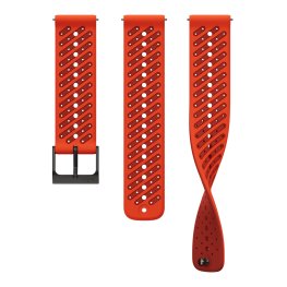 SUUNTO 22mm Athletic 8 Silicone Strap, Coral Orange S+M