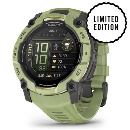GARMIN Instinct 3 - 50 mm, AMOLED, Fern green with fern green silicone band спортивные часы